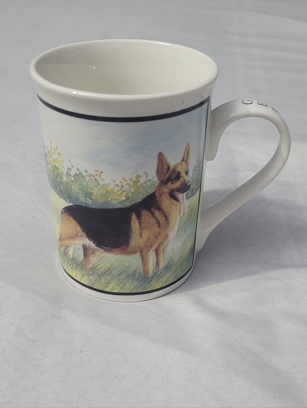 German Shepherd Ceramic Dog Mug